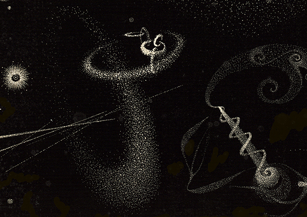Cosmic Reverie detail- Roger Ferragallo